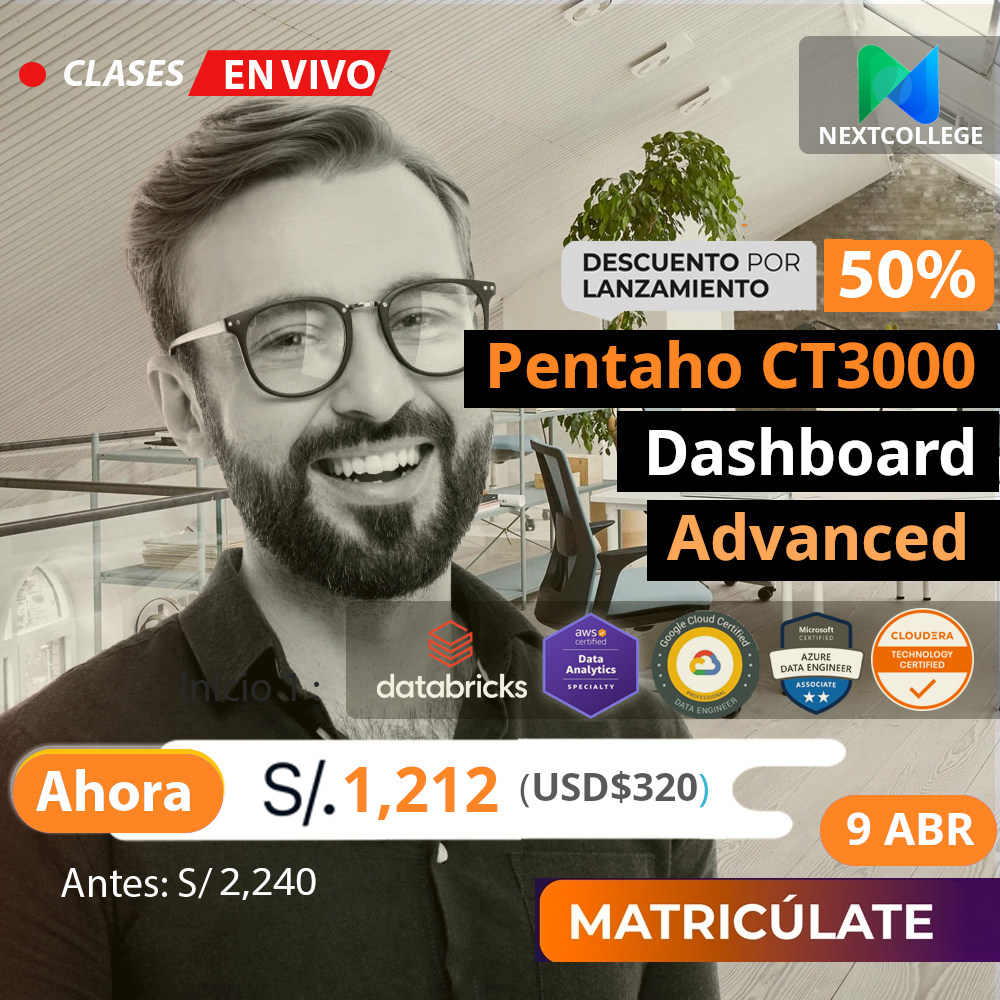 Acceso (especial) Pentaho CT3000 Dashboard Advanced
