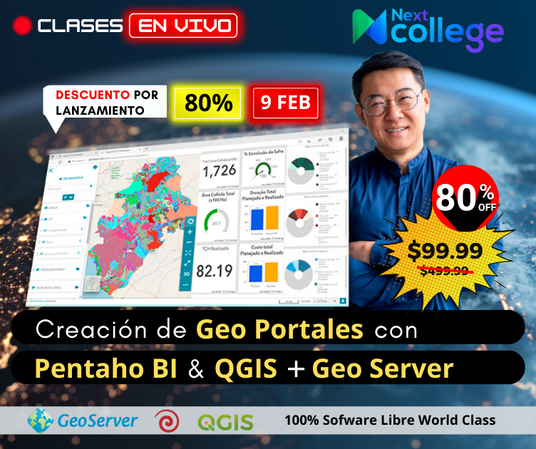 Geoportales con Pentaho BI &  QGIS - Fundamental