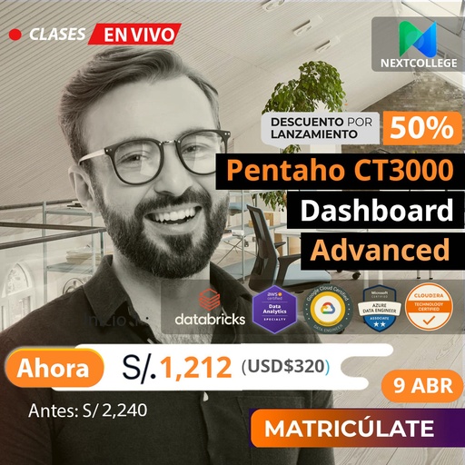Acceso (especial) Pentaho CT3000 Dashboard Advanced