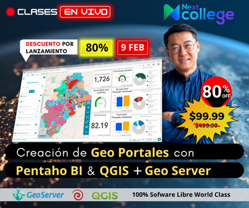 Geoportales con Pentaho BI &  QGIS - Fundamental